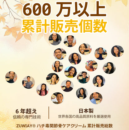 🤞ZUWIAY® ハチ毒配合 痛み緩和・骨の治癒クリーム 🎊🎊（特に高齢者向け）