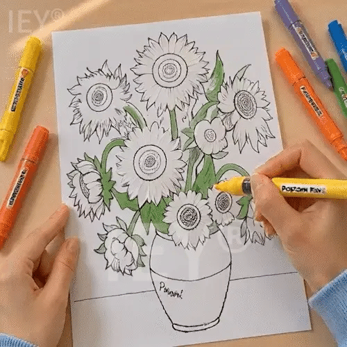 🎁FFBSI® 𝟯𝗗 立体アートペン – 平面的な絵を触って楽しめる𝟯𝗗アート作品に変身させよう ⭐