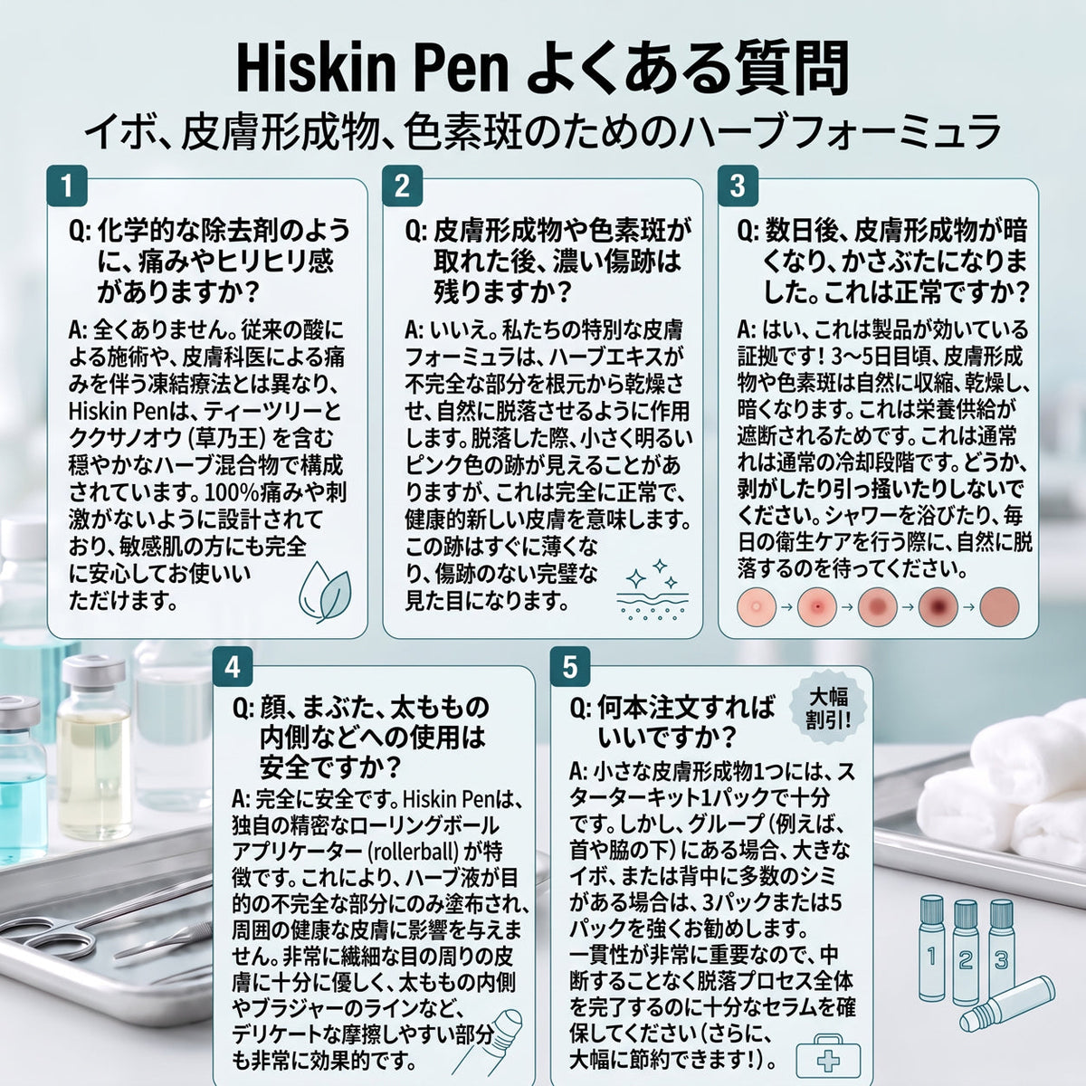 薬剤師もおすすめ💕 Hiskin® 7日間 タグ＆スポットイレーサー🪄 （痛みゼロ・傷あとゼロを目指すローラーボールタイプ）👩‍⚕️